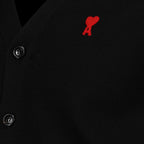 Maille Cardigan Ami de Coeur Noir Ami PARIS Noir Homme