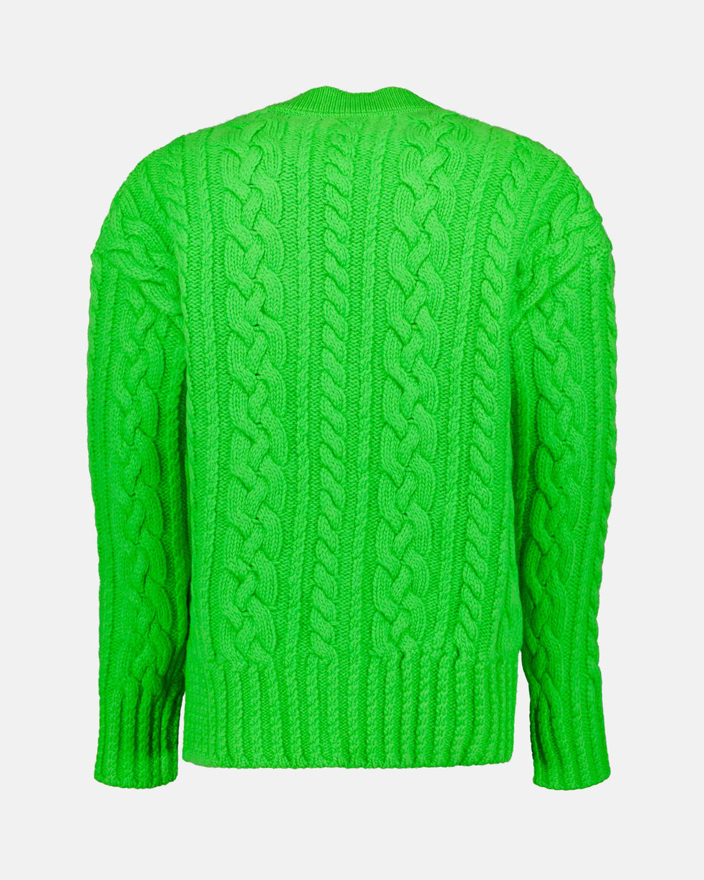 Maille Cardigan côtelé Ami PARIS Vert Unisexe