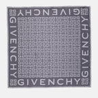 Écharpes, foulards et gants Carré de soie 4G Givenchy Gris Femme