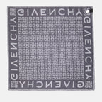 Écharpes, foulards et gants Carré de soie 4G Givenchy Gris Femme