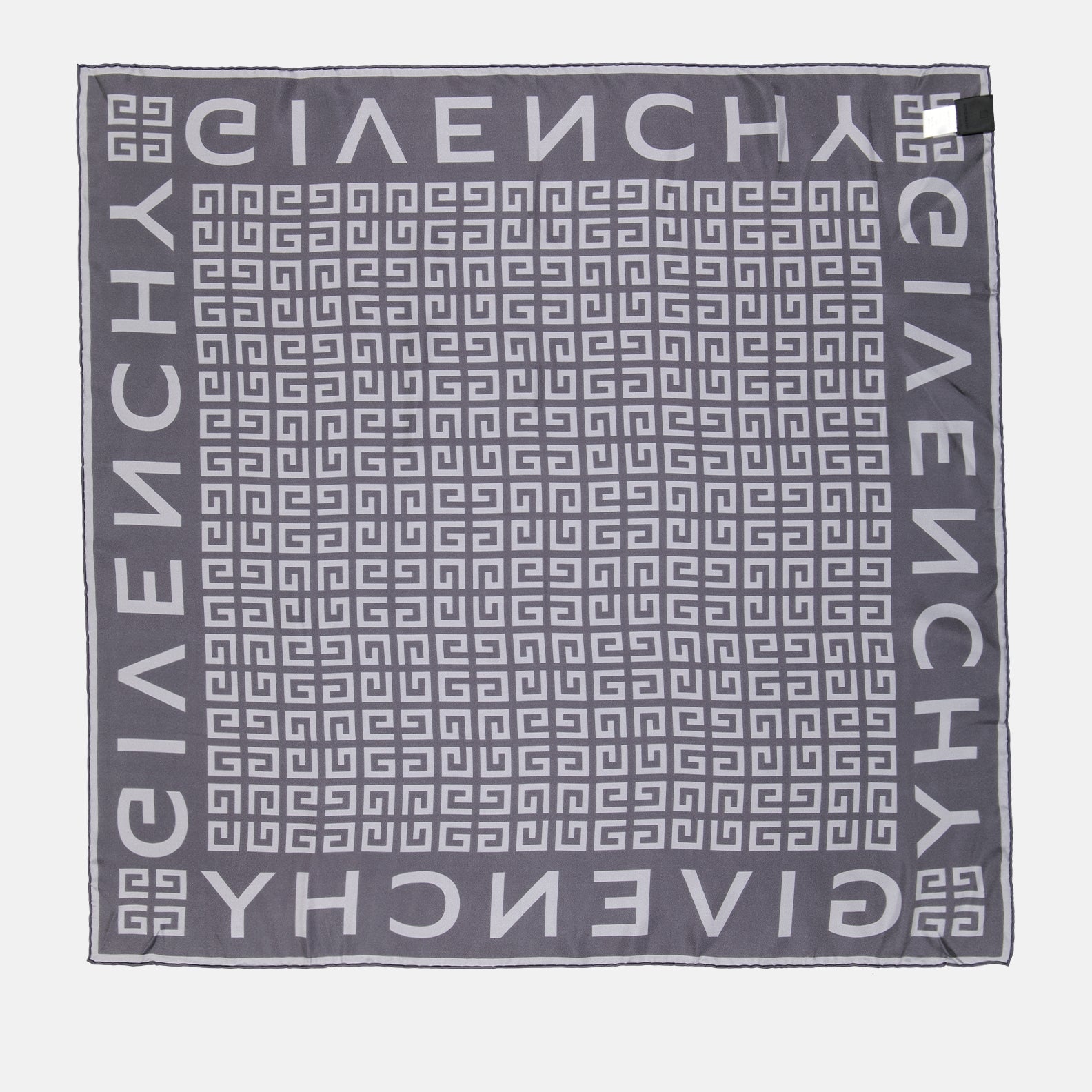 Écharpes, foulards et gants Carré de soie 4G Givenchy Gris Femme