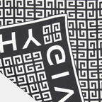 Écharpes, foulards et gants Carré de soie 4G Givenchy Noir Femme