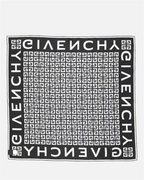 Écharpes, foulards et gants Carré de soie 4G Givenchy Noir Femme