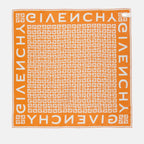 Écharpes, foulards et gants Carré de soie 4G Givenchy Orange Femme
