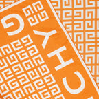 Écharpes, foulards et gants Carré de soie 4G Givenchy Orange Femme
