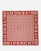 Écharpes, foulards et gants Carré de soie 4G Givenchy Rouge Femme