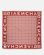 Écharpes, foulards et gants Carré de soie 4G Givenchy Rouge Femme