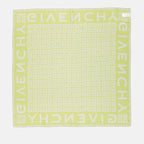 Écharpes, foulards et gants Carré de soie 4G Givenchy Vert Femme