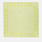 Écharpes, foulards et gants Carré de soie 4G Givenchy Vert Femme