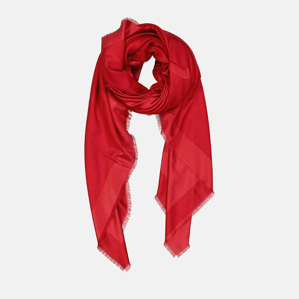 Écharpes, foulards et gants Carré de soie Signature Givenchy Givenchy Rouge Femme