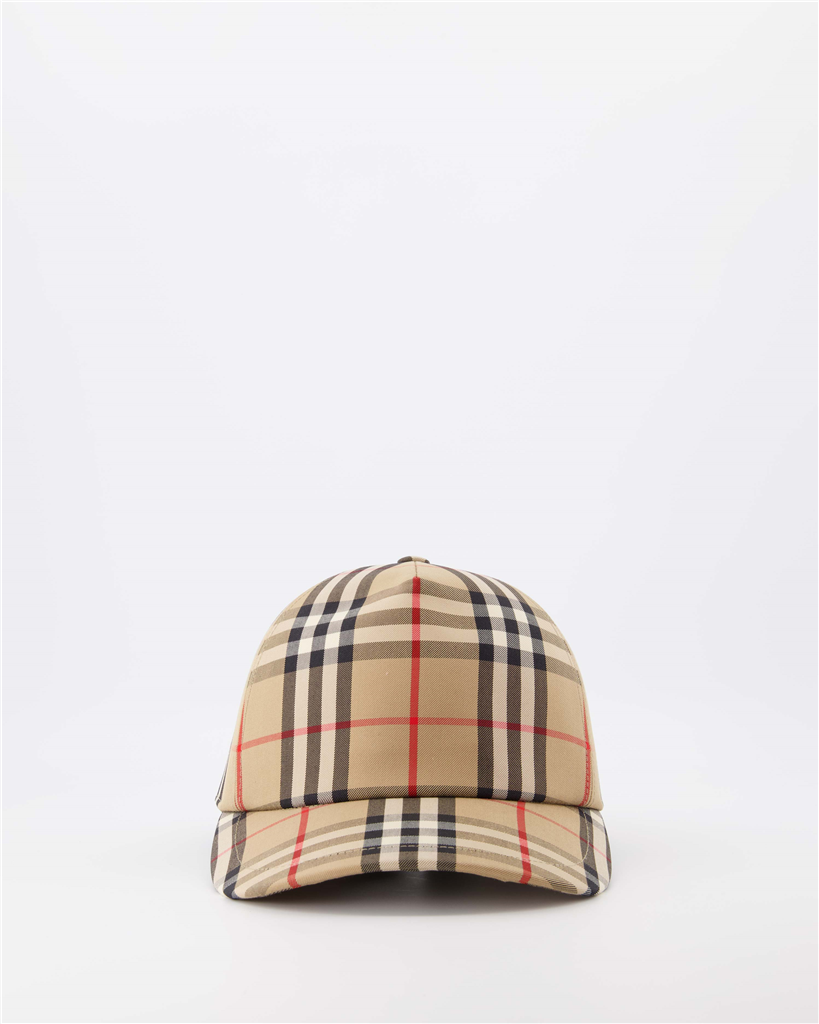 Chapeaux, casquettes et bonnets Casquette à carreaux Burberry Beige Femme