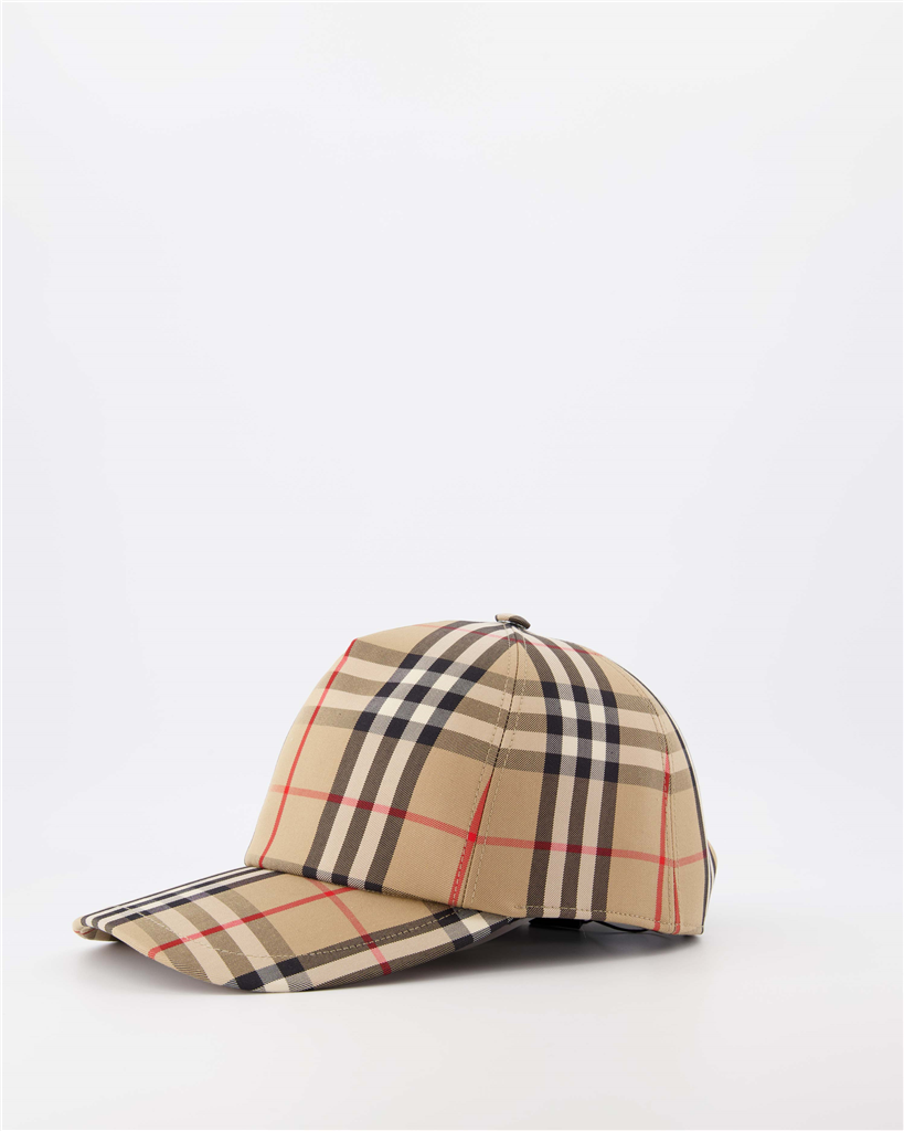 Chapeaux, casquettes et bonnets Casquette à carreaux Burberry Beige Femme