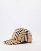 Chapeaux, casquettes et bonnets Casquette à carreaux Burberry Beige Femme
