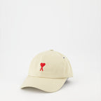 Chapeaux, casquettes et bonnets Casquette à logo Ami PARIS Beige Unisexe