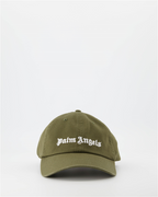 Chapeaux, casquettes et bonnets Casquette à logo Palm Angels Vert Homme