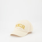 Chapeaux, casquettes et bonnets Casquette à logo Moncler Beige Homme