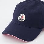Hüte, caps und beanies Casquette à logo et liseré Moncler Blau Homme