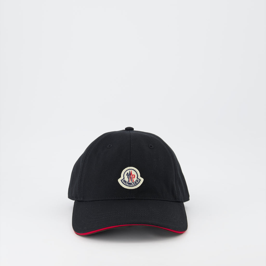 Chapéus, bonés e gorros Casquette à logo et liseré Moncler Preto Homme