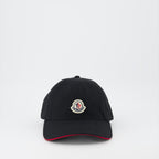 Chapéus, bonés e gorros Casquette à logo et liseré Moncler Preto Homme