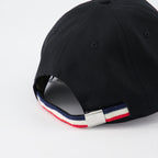 Chapéus, bonés e gorros Casquette à logo et liseré Moncler Preto Homme