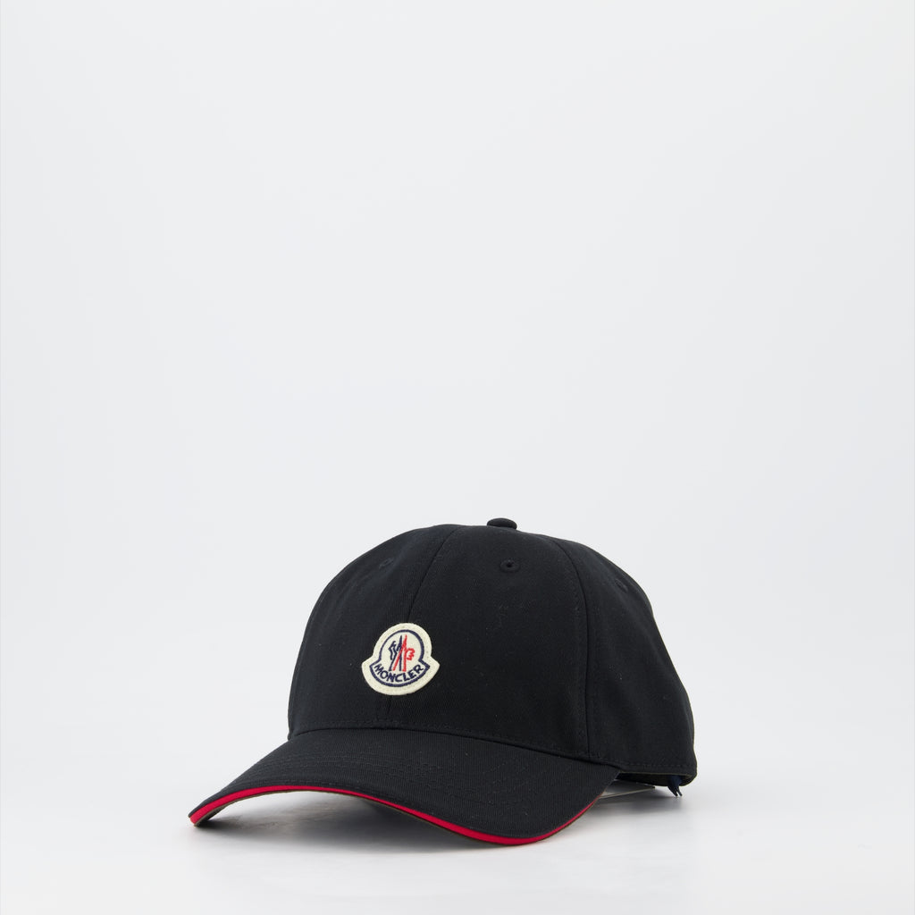 Chapéus, bonés e gorros Casquette à logo et liseré Moncler Preto Homme