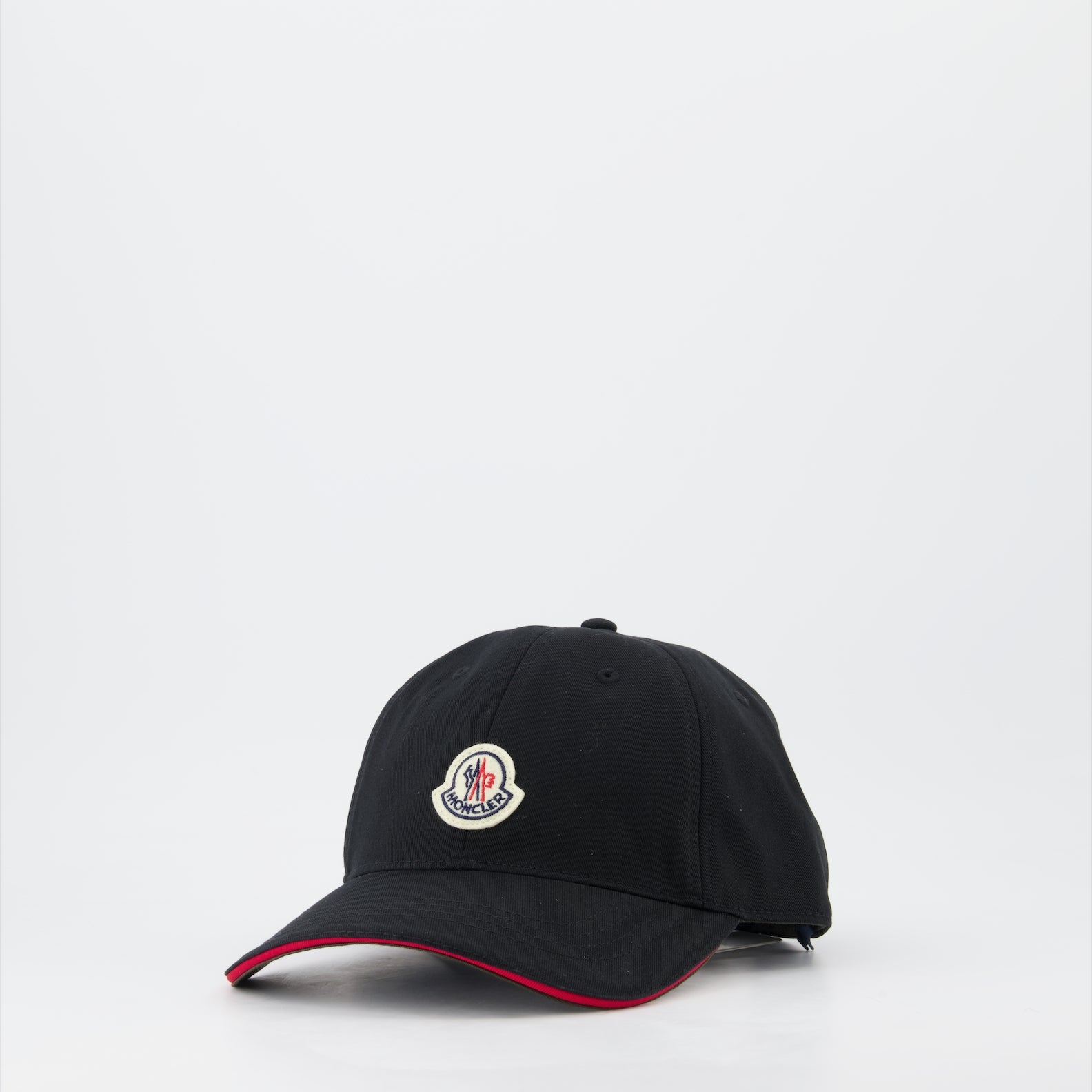Chapeaux, casquettes et bonnets Casquette à logo et liseré Moncler Noir Homme
