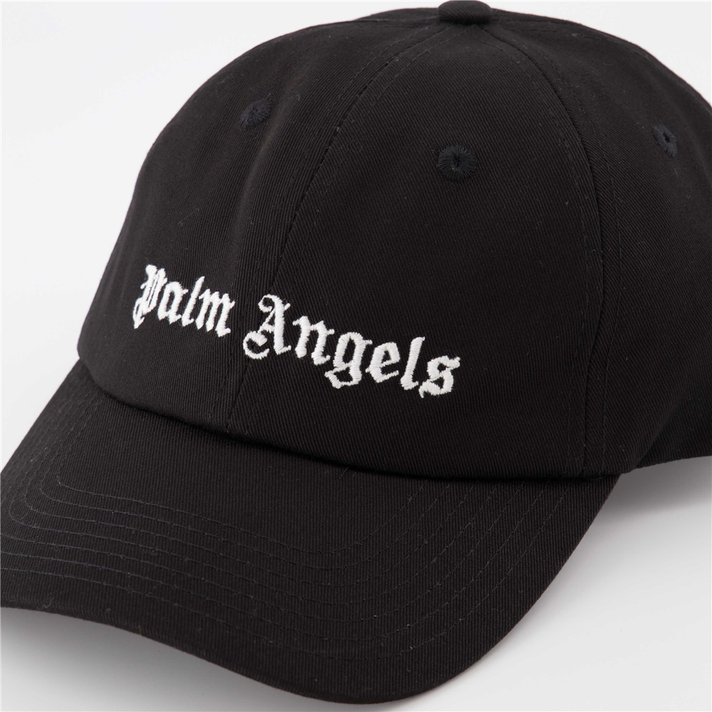 Chapeaux, casquettes et bonnets Casquette à logo Palm Angels Noir Homme