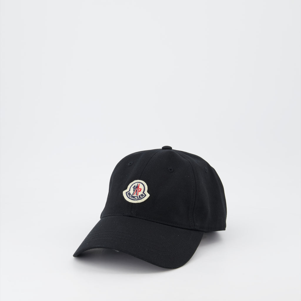 Chapeaux, casquettes et bonnets Casquette à logo Moncler Noir Homme