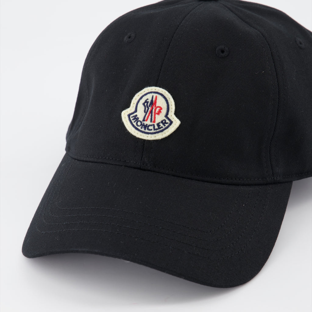 Chapeaux, casquettes et bonnets Casquette à logo Moncler Noir Homme