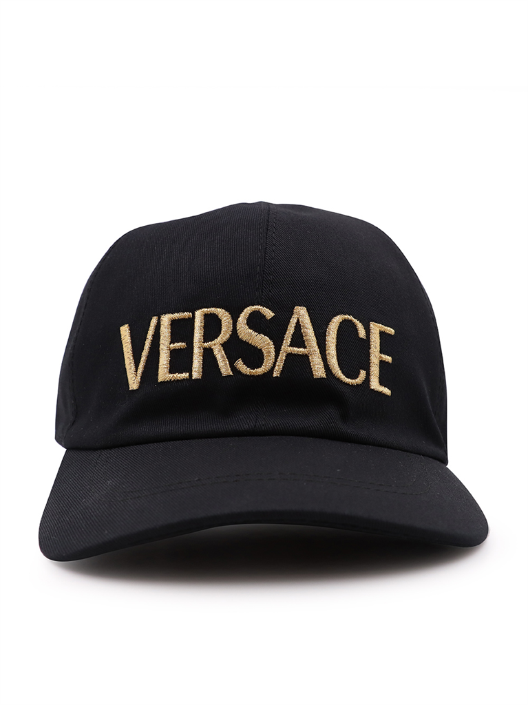 Chapeaux, casquettes et bonnets Casquette à logo Versace Noir Homme