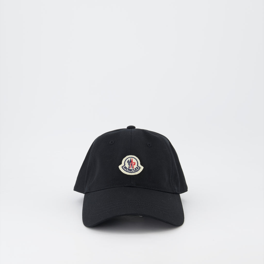 Chapeaux, casquettes et bonnets Casquette à logo Moncler Noir Homme