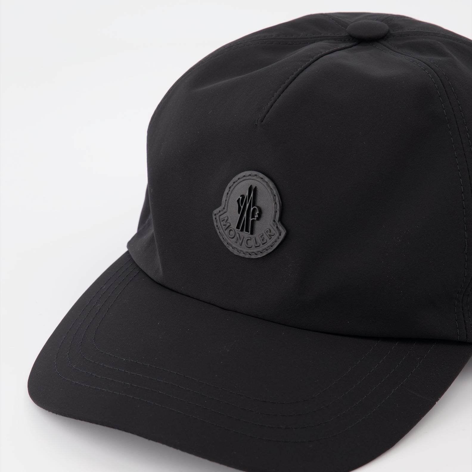 Chapeaux, casquettes et bonnets Casquette à logo Moncler Noir Homme