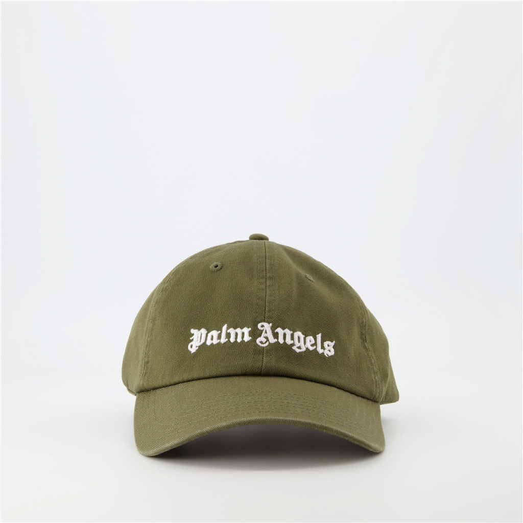 Chapeaux, casquettes et bonnets Casquette à logo Palm Angels Vert Homme