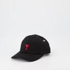 Chapeaux, casquettes et bonnets Casquette Ami de Coeur Ami PARIS Noir Unisexe