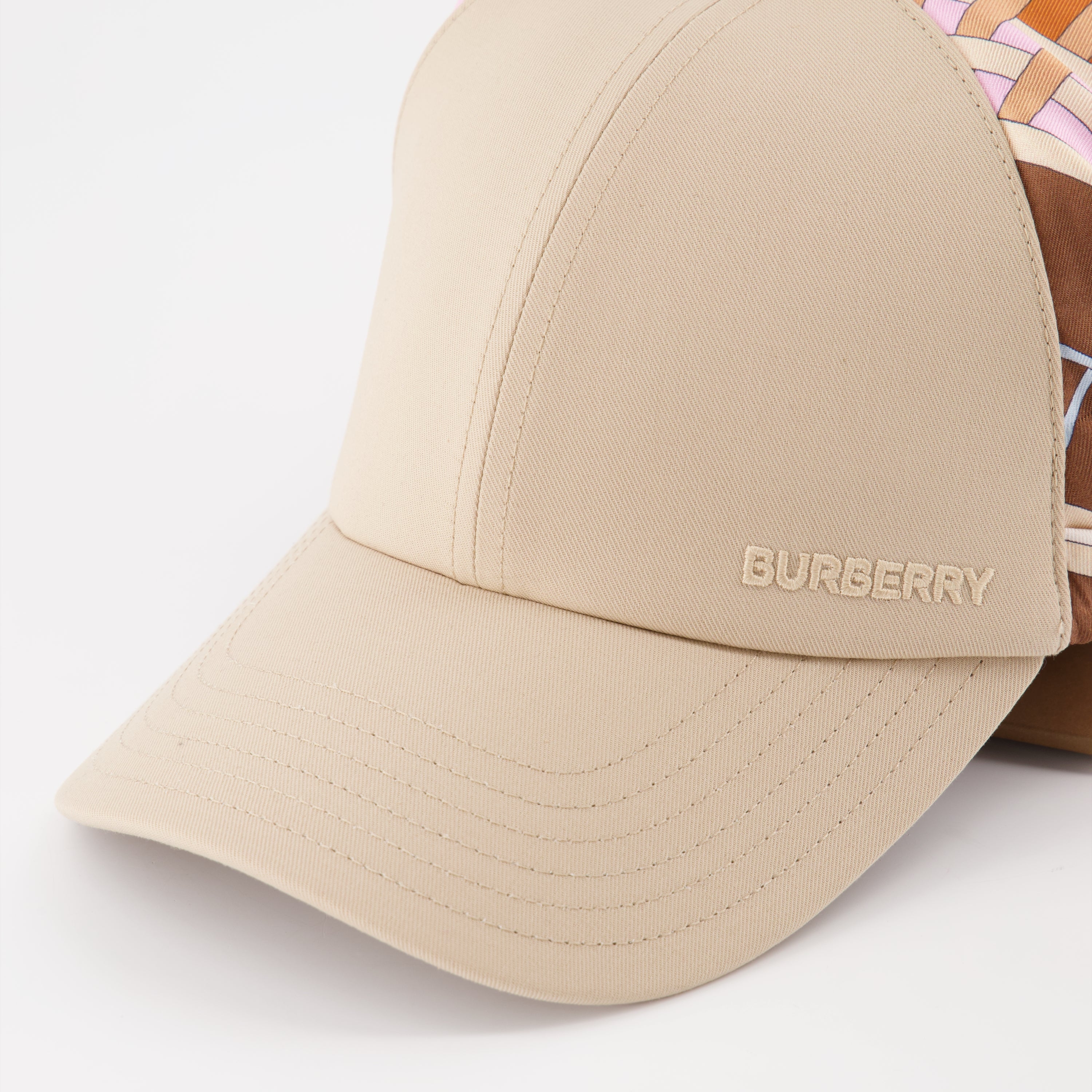 Chapéus, bonés e gorros Casquette avec foulard Burberry Rosa Femme