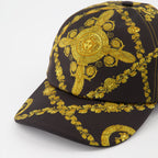 Casquette Barocco noir or