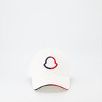 Chapeaux, casquettes et bonnets Casquette à logo Moncler Blanc Homme