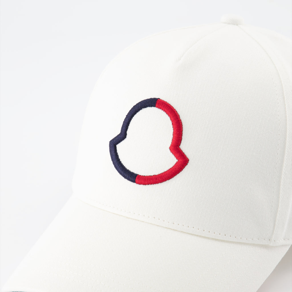 Chapeaux, casquettes et bonnets Casquette à logo Moncler Blanc Homme