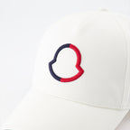 Chapeaux, casquettes et bonnets Casquette à logo Moncler Blanc Homme