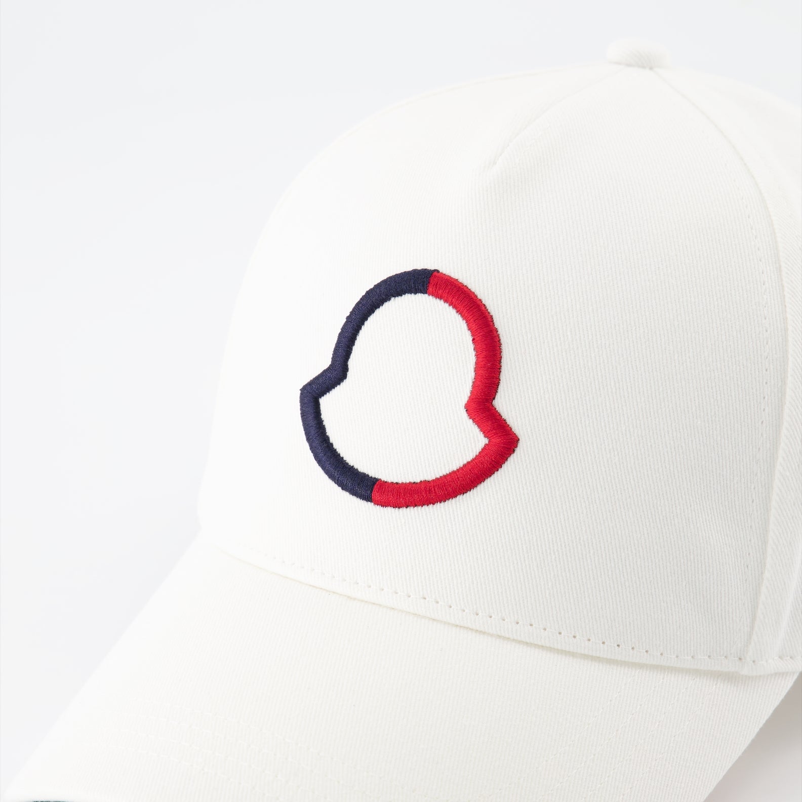 Chapeaux, casquettes et bonnets Casquette à logo Moncler Blanc Homme