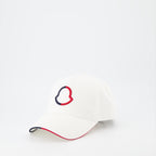Chapeaux, casquettes et bonnets Casquette à logo Moncler Blanc Homme