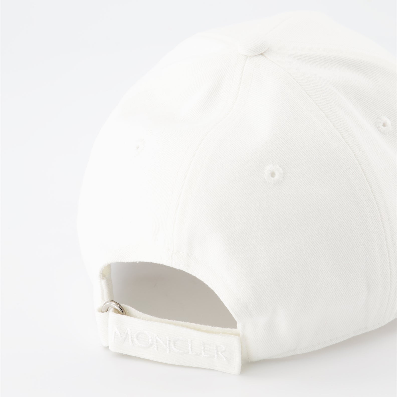 Chapeaux, casquettes et bonnets Casquette à logo Moncler Blanc Homme
