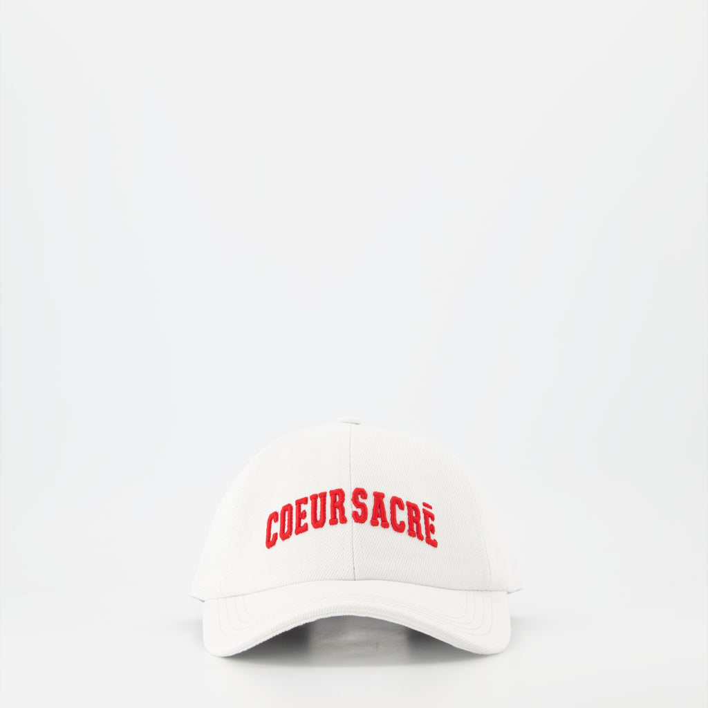 Casquette blanche Coeur Sacré