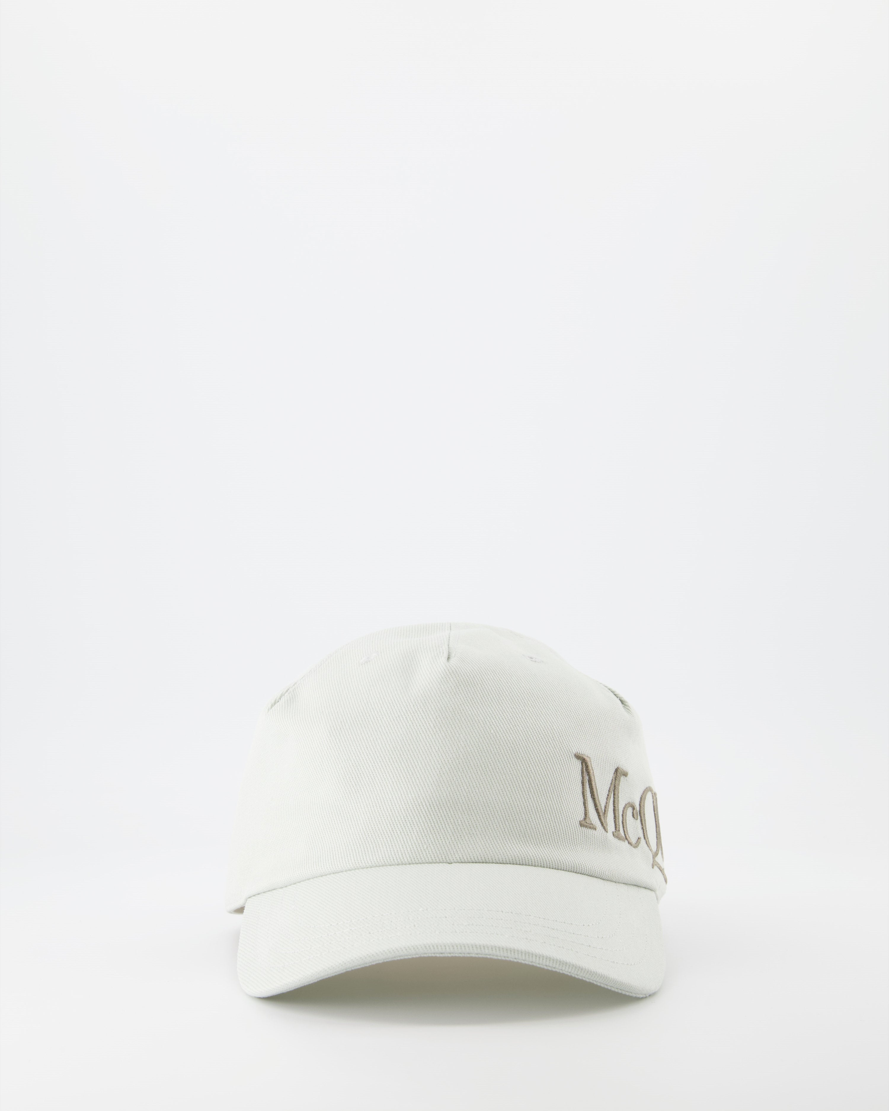 Chapeaux, casquettes et bonnets Casquette à logo brodé Alexander McQueen Beige Homme