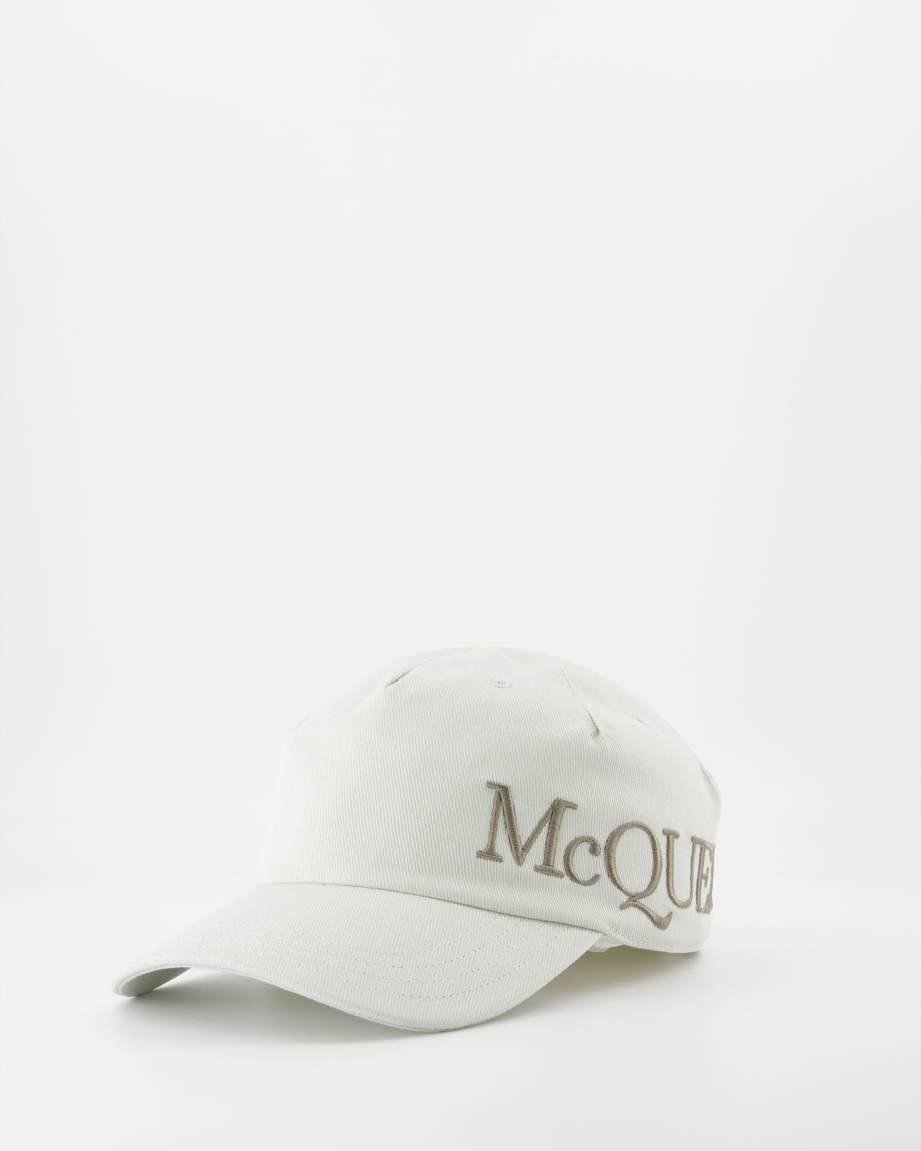 Chapeaux, casquettes et bonnets Casquette à logo brodé Alexander McQueen Beige Homme