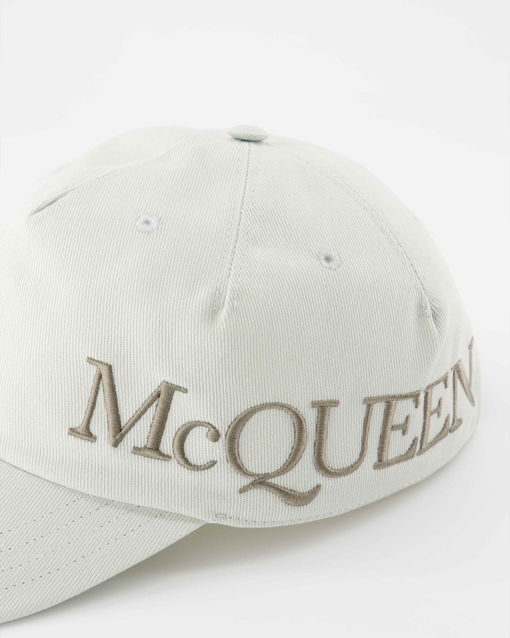 Chapeaux, casquettes et bonnets Casquette à logo brodé Alexander McQueen Beige Homme