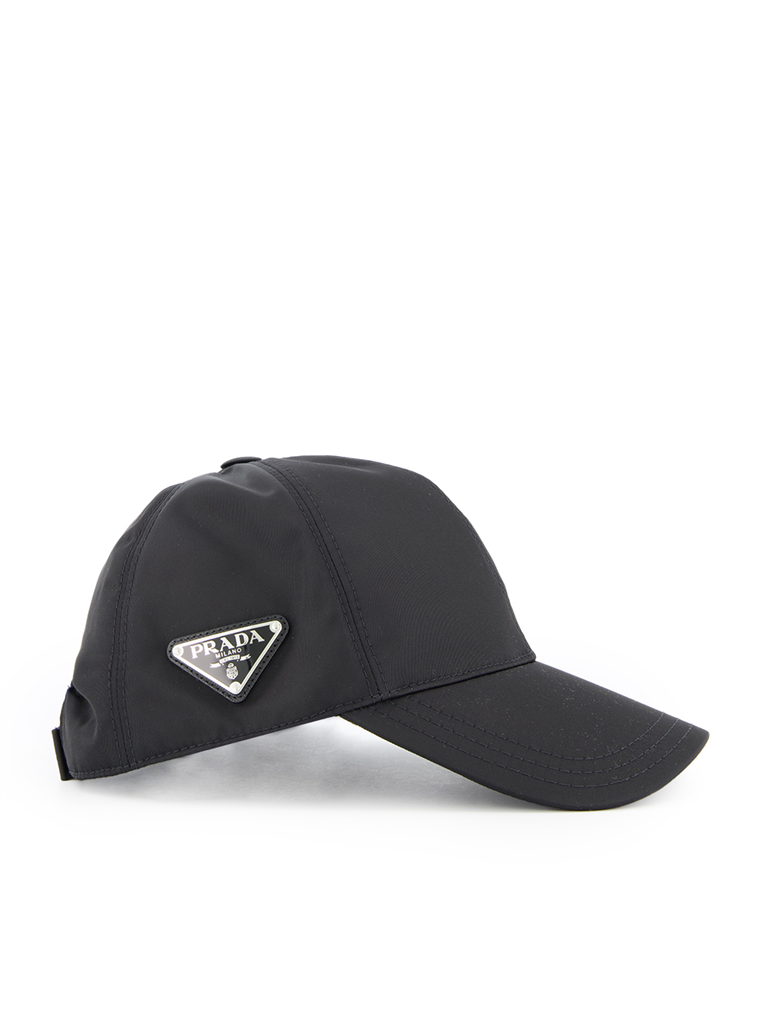 Chapeaux, casquettes et bonnets Casquette en Re-Nylon Prada Noir Femme