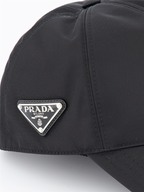 Chapeaux, casquettes et bonnets Casquette en Re-Nylon Prada Noir Femme
