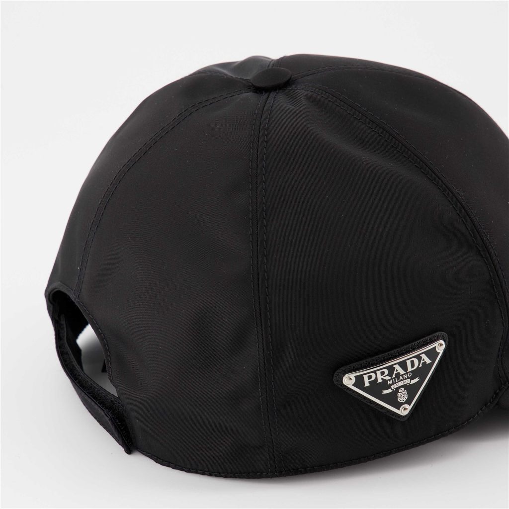 Chapeaux, casquettes et bonnets Casquette en Re-Nylon Prada Noir Homme
