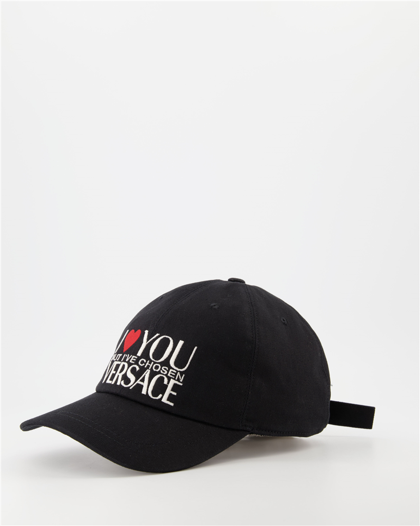 Chapéus, bonés e gorros Casquette I ♡ You Versace Preto Femme